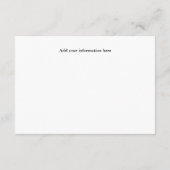 Rode roos bloeien bruiloft informatie informatiekaartje (Achterkant)