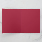 Rode Roos Bloem Bloemisterij Rode Roos Groet Kaart (Binnen)