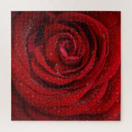 Rode Roos Bloem Legpuzzel