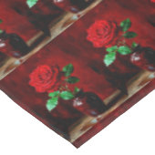 Rode Roos Bloem Schilderij  Tafelkleed (Gekanteld)