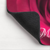 Rode Roos Bloemen Muismat (Hoek)
