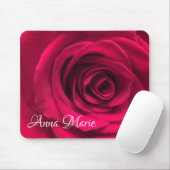 Rode Roos Bloemen Muismat (Met muis)