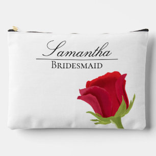 Rode roos Bruidsmeisje Print Knip en Naai Zak Etui
