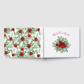 Rode Roos Bruiloft Gastenboek (Volledig)