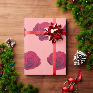 Rode Roos Cadeaupapier