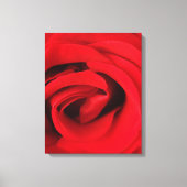 Rode Roos Canvas Afdruk (Voorkant)