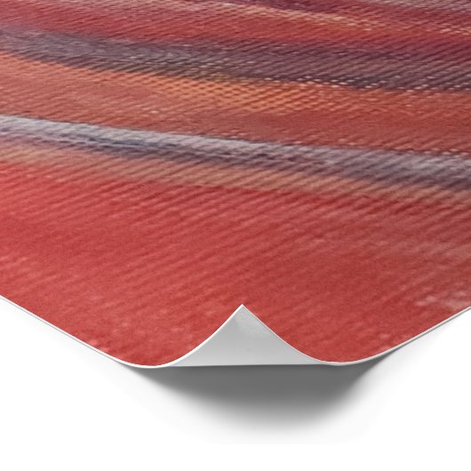 Rode roos centrum poster (Hoek)