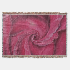 Rode roos close-up deken