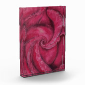 Rode roos close-up fotoblokken (Links)