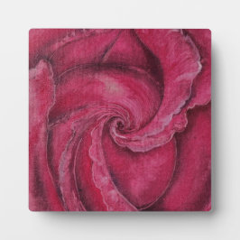 Rode roos close-up fotoplaat