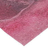 Rode roos close-up korte tafelloper (Hoek)