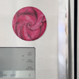 Rode roos close-up magneet