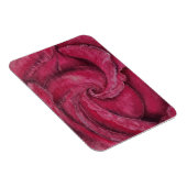 Rode roos close-up magneet (Rechterzijde)