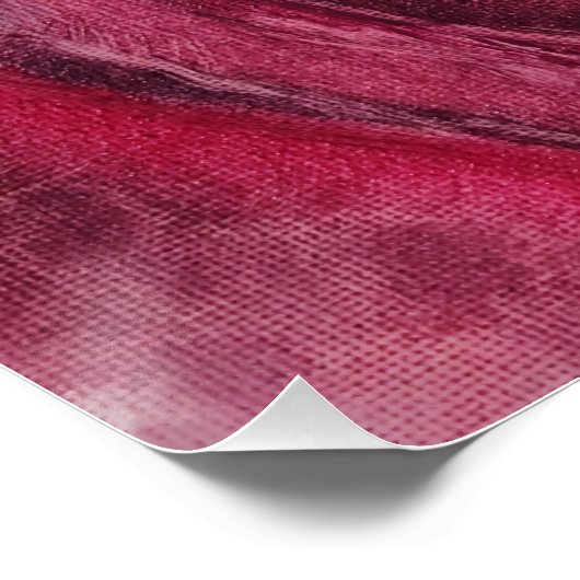 Rode roos close-up perfect poster (Hoek)