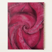 Rode roos close-up planner (Achterkant)