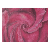 Rode roos close-up tafelkleed (Voorkant (Horizontaal))