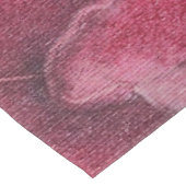 Rode roos close-up tafelkleed (Gekanteld)