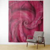 Rode roos close-up wandkleed (In situ)