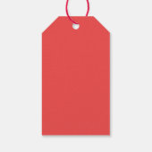 Rode Roos Collage Dank Je Favoriete Cadeaubordje Cadeaulabel (Achterkant)