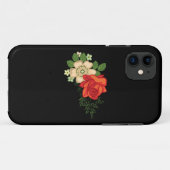 Rode Roos en Madeliefjes Case-Mate iPhone Case (Achterkant (horizontaal))