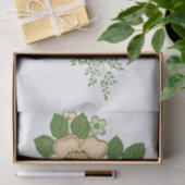 Rode Roos en Madeliefjes Tissuepapier (Geschenk)