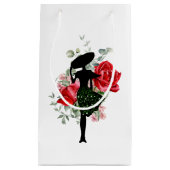 Rode Roos en Mode Klein Cadeauzakje (Voorkant)