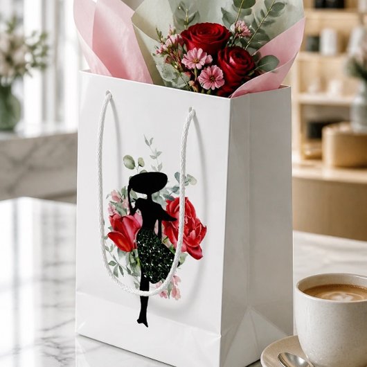 Rode Roos en Mode Klein Cadeauzakje
