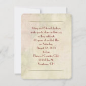 rode roos en wijndag kaart (Achterkant)