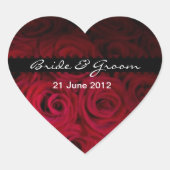 Rode roos Envelope en Stickers (Voorkant)