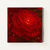 Rode Roos Fee Romantische Fantasie Liefde Notitieboek (Achterkant)