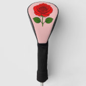 Rode Roos Golf Driver Headcover (Voorkant)