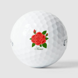 Rode Roos Golfballen