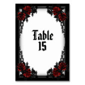 Rode Roos Gotische Witbier Kaart (Achterkant)