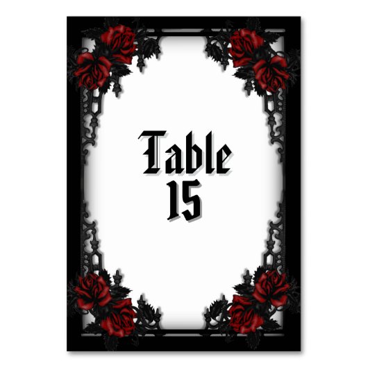 Rode Roos Gotische Witbier Kaart (Achterkant)