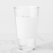 Rode Roos Hartjes Valentijnsdag Feest Glas (Achterkant)