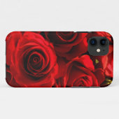 rode roos Hoesje-Mate iPhone case (Achterkant (horizontaal))