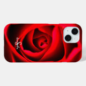 Rode Roos Hoestelcase Case-Mate iPhone Case (Achterkant (horizontaal))