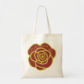 Rode Roos Hou van jezelf Tote Bag (Voorkant)