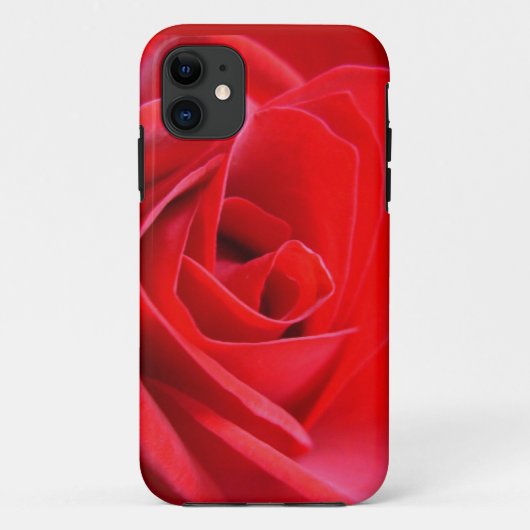 Rode Roos iPhone 5 Hoes Rozen iPhone Hoezen (Achterkant)