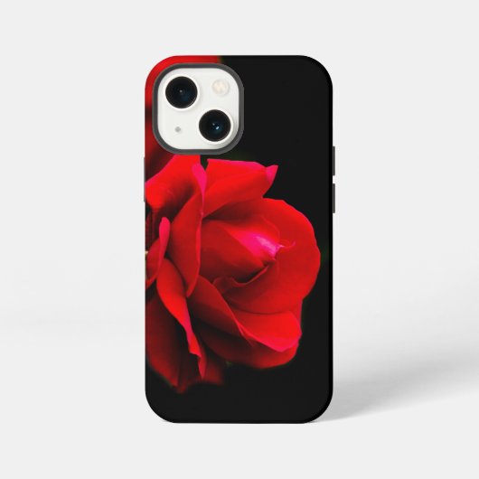 Rode roos iPhone hoesje (Achterkant)