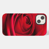 Rode Roos iPhone Hoesje (Achterkant horizontaal)