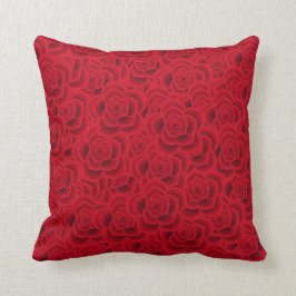 Rode roos kussen