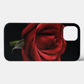 Rode roos kussensloop Case-Mate iPhone case (Achterkant (horizontaal))
