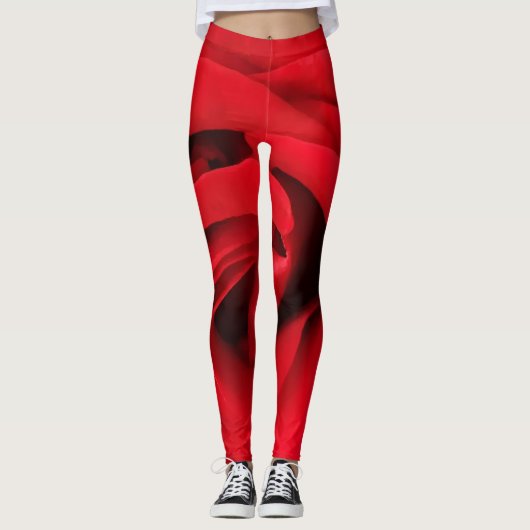 Rode Roos Leggings (Voorkant)