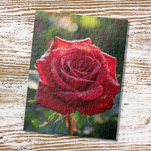 Rode roos legpuzzel