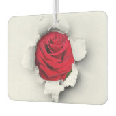 Rode roos luchtverfrisser (Links)