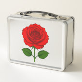 Rode Roos Lunchbox (Achterkant)