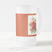 rode roos matglas bierpul (Voorkant rechts)