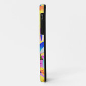 RODE ROOS MET GEOMETRISCHE MODERNE NATUURACHTERGRO Case-Mate iPhone CASE (Achterkant/links)