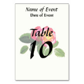 Rode roos met goudgeel centrum kaart (Achterkant)